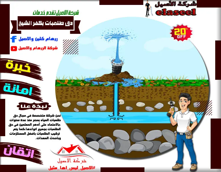 شركة دق طلمبات مياه بكفر الشيخ